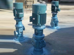 SNS立式三螺杆泵在工业领域中作润滑泵，在液压系统中作液压泵，在燃油系统中作输送及增压泵;在输油系统中作输送及加油泵